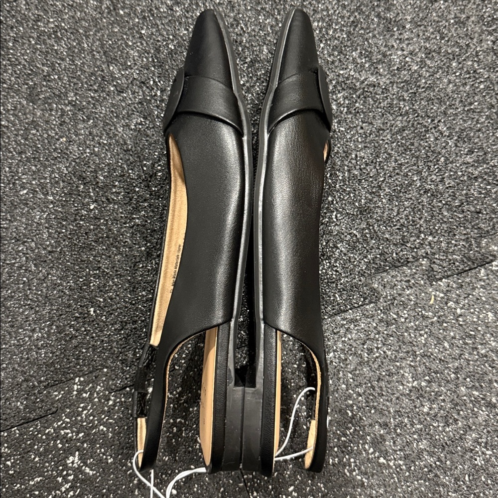 a.new day Jenny Women's Slingback Flats in black - Picture 5 of 9
